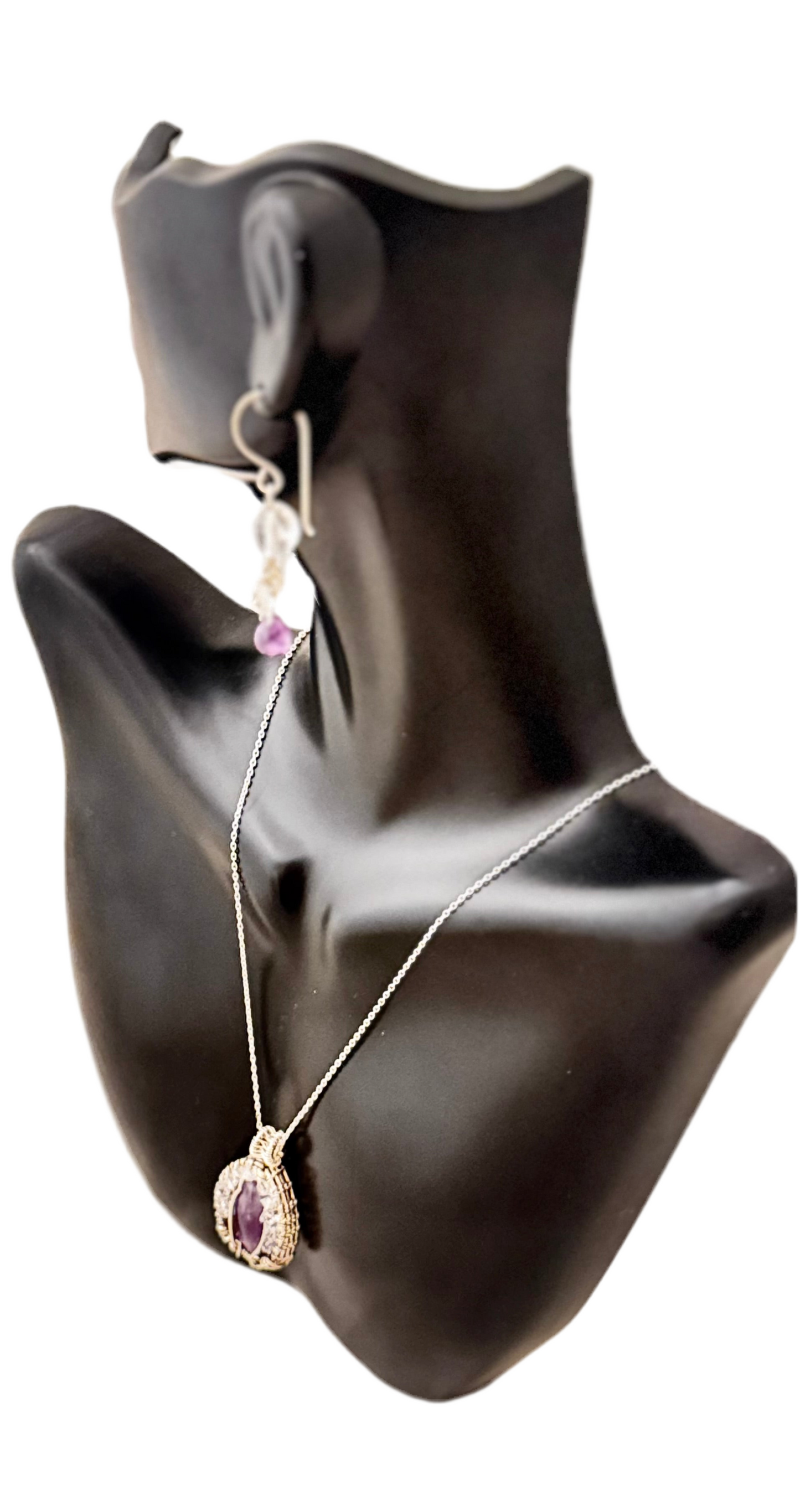 Celestial Harmony-Amethyst jewelry set