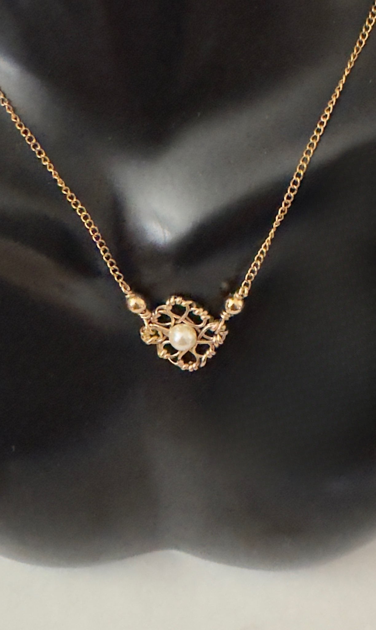 Golden Swarovski Pearl Jewelry set