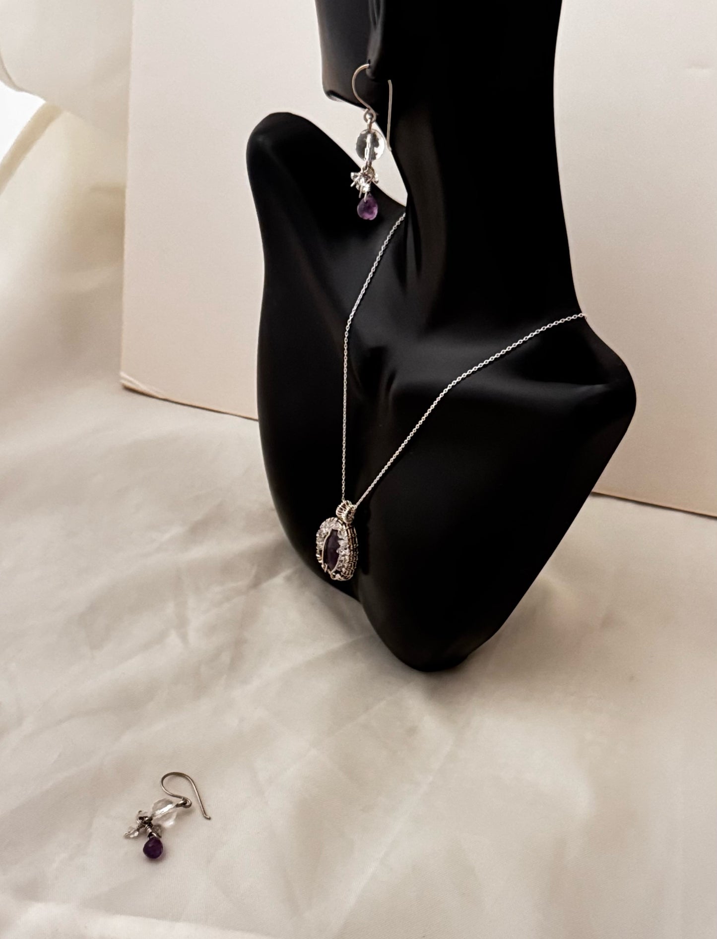 Celestial Harmony-Amethyst jewelry set