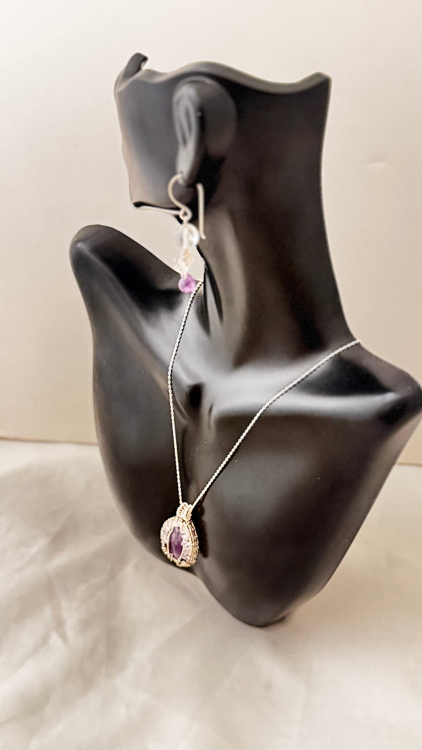 Celestial Harmony-Amethyst jewelry set