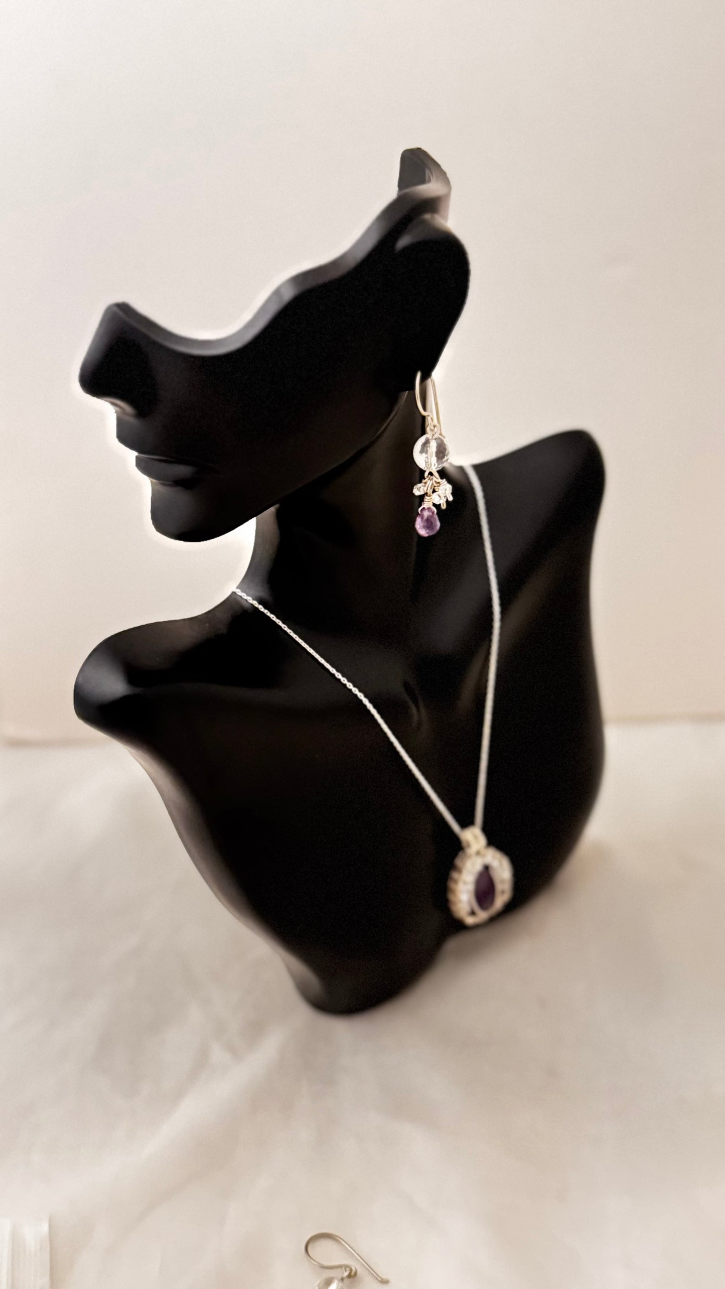 Celestial Harmony-Amethyst jewelry set