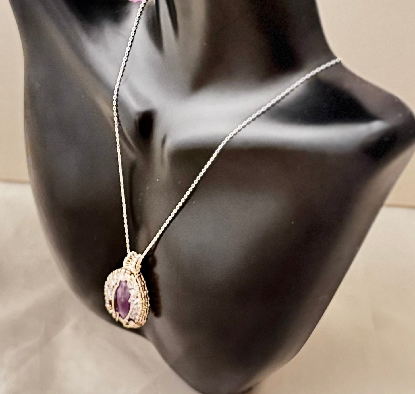 Celestial Harmony-Amethyst jewelry set