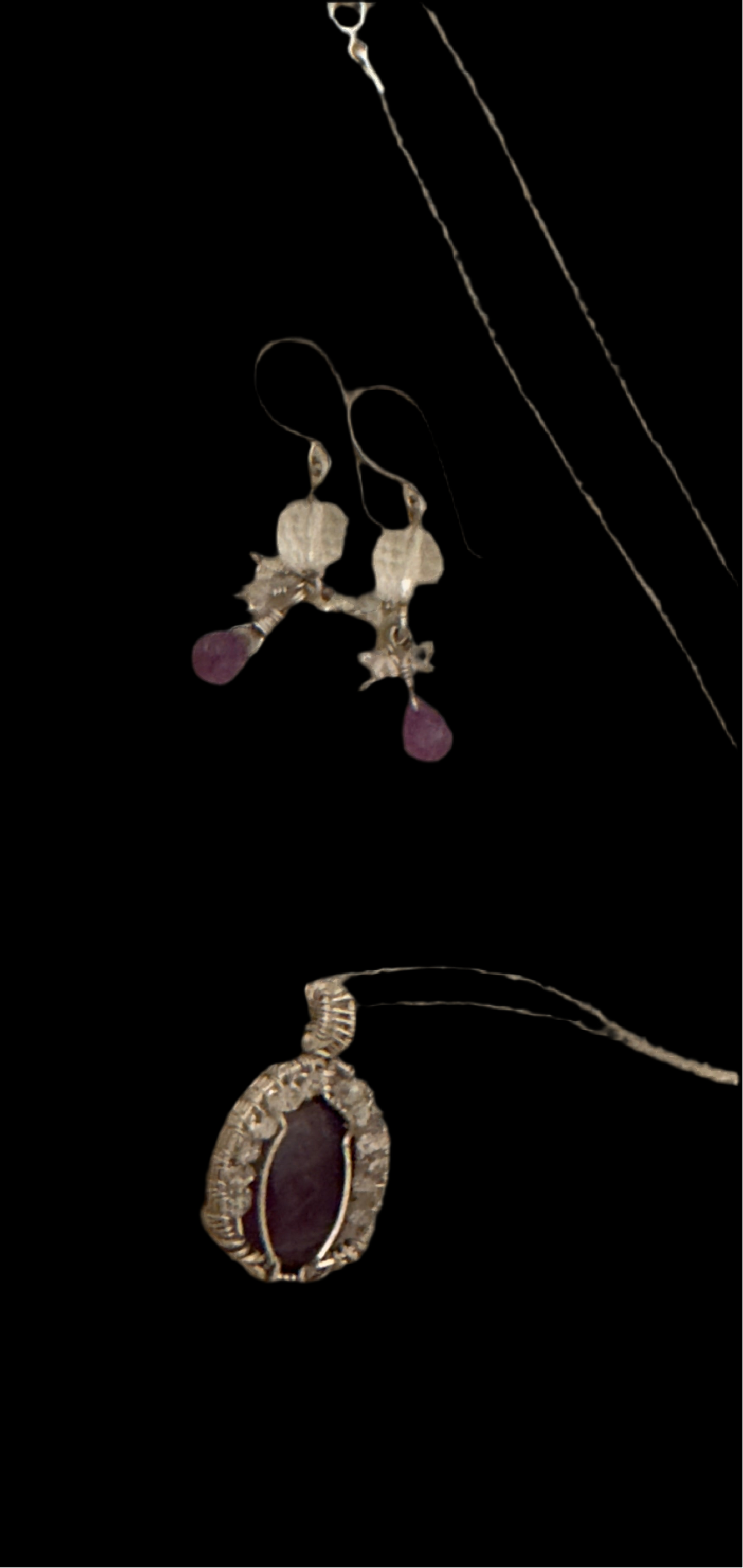 Celestial Harmony-Amethyst jewelry set