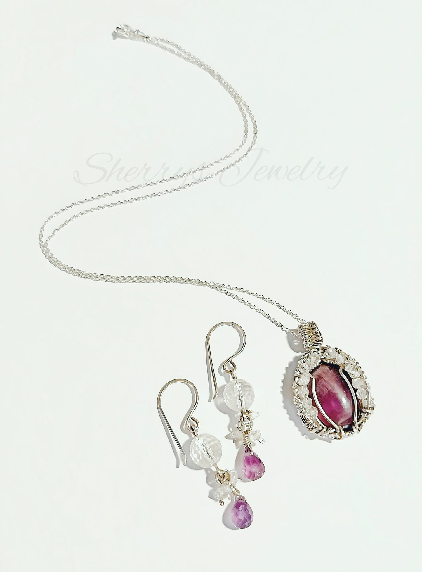 Celestial Harmony-Amethyst jewelry set