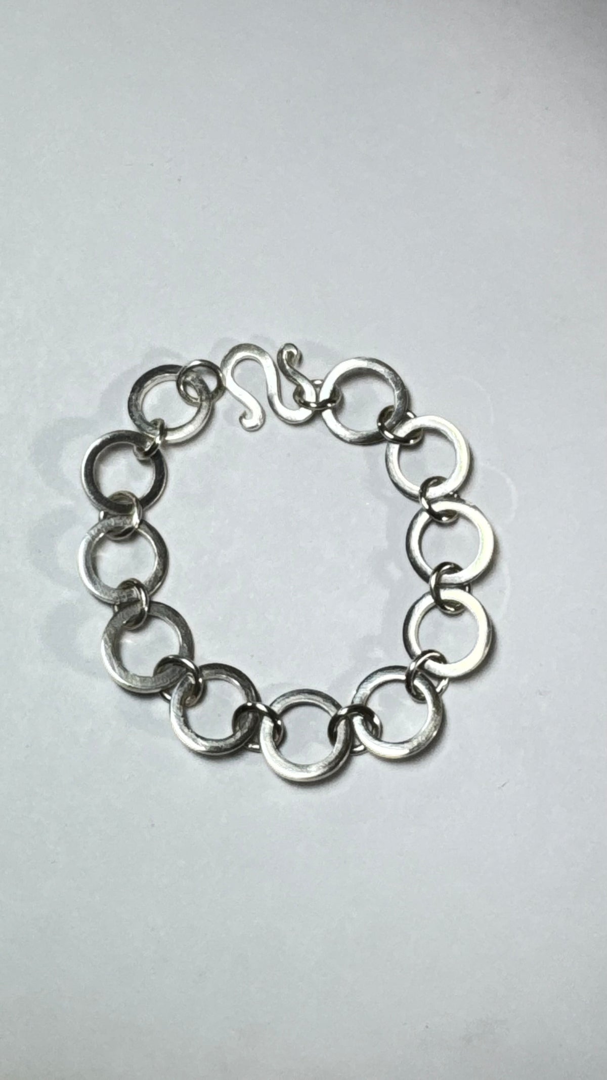 Hand Fabricated Sterling silver Geometric bracelet