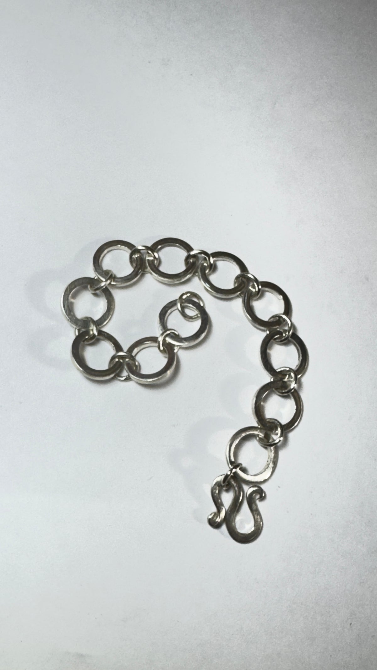 Hand Fabricated Sterling silver Geometric bracelet