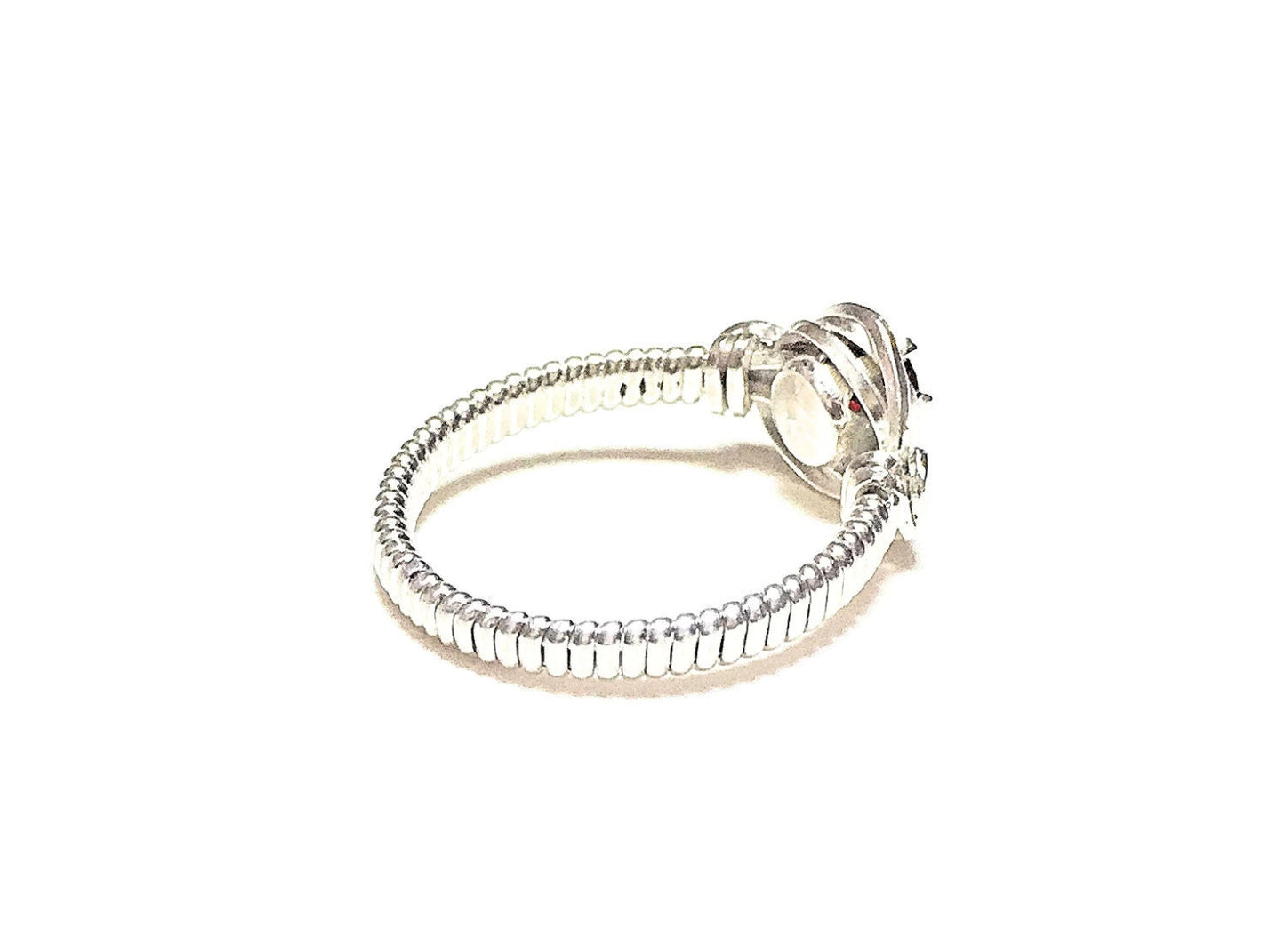 Silver Garnet ring