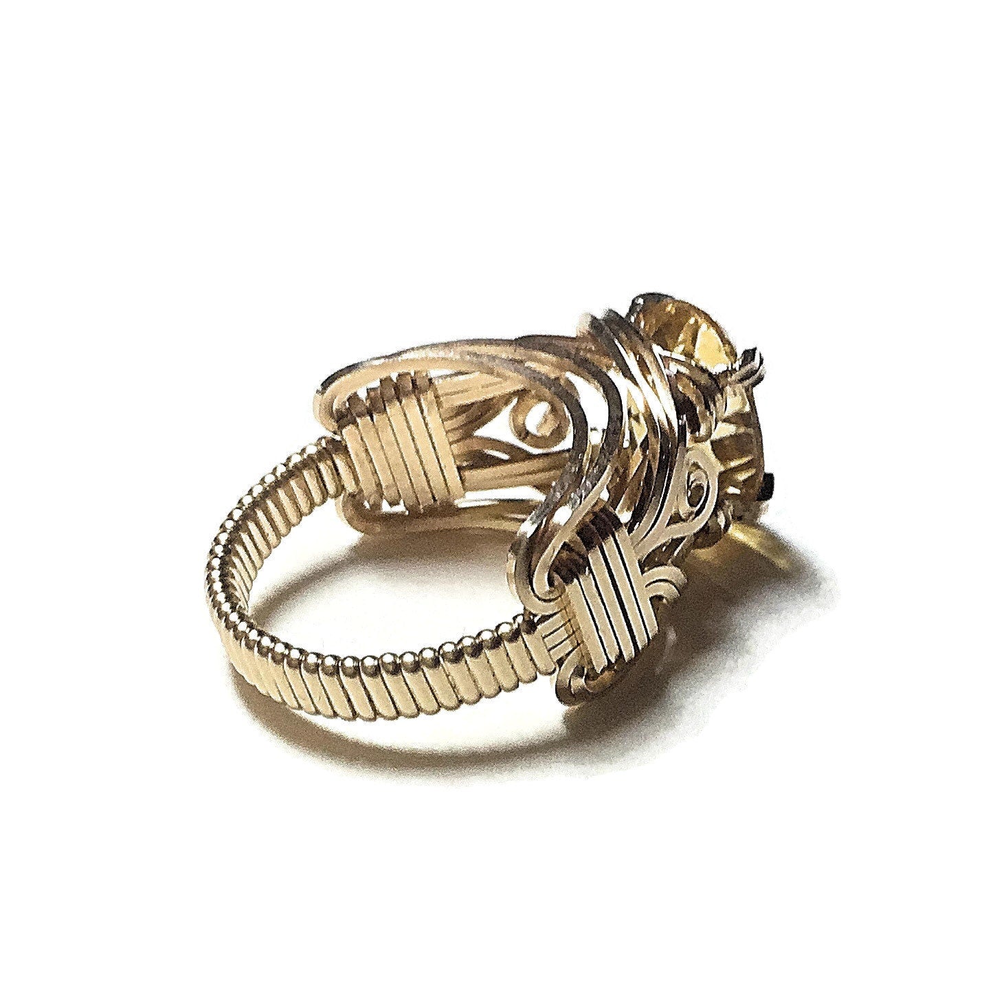 14kt Gold Citrine ring