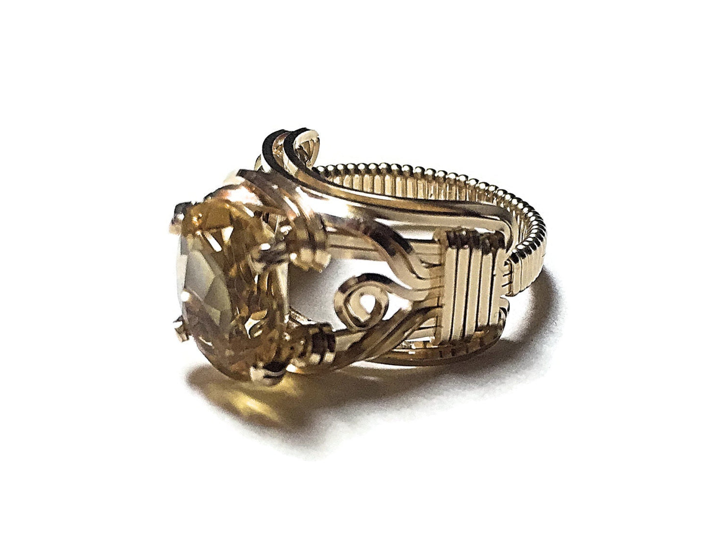 14kt Gold Citrine ring