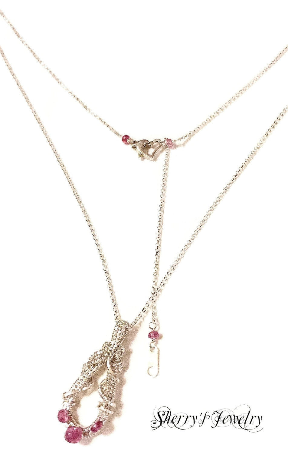 Silver Ruby chain