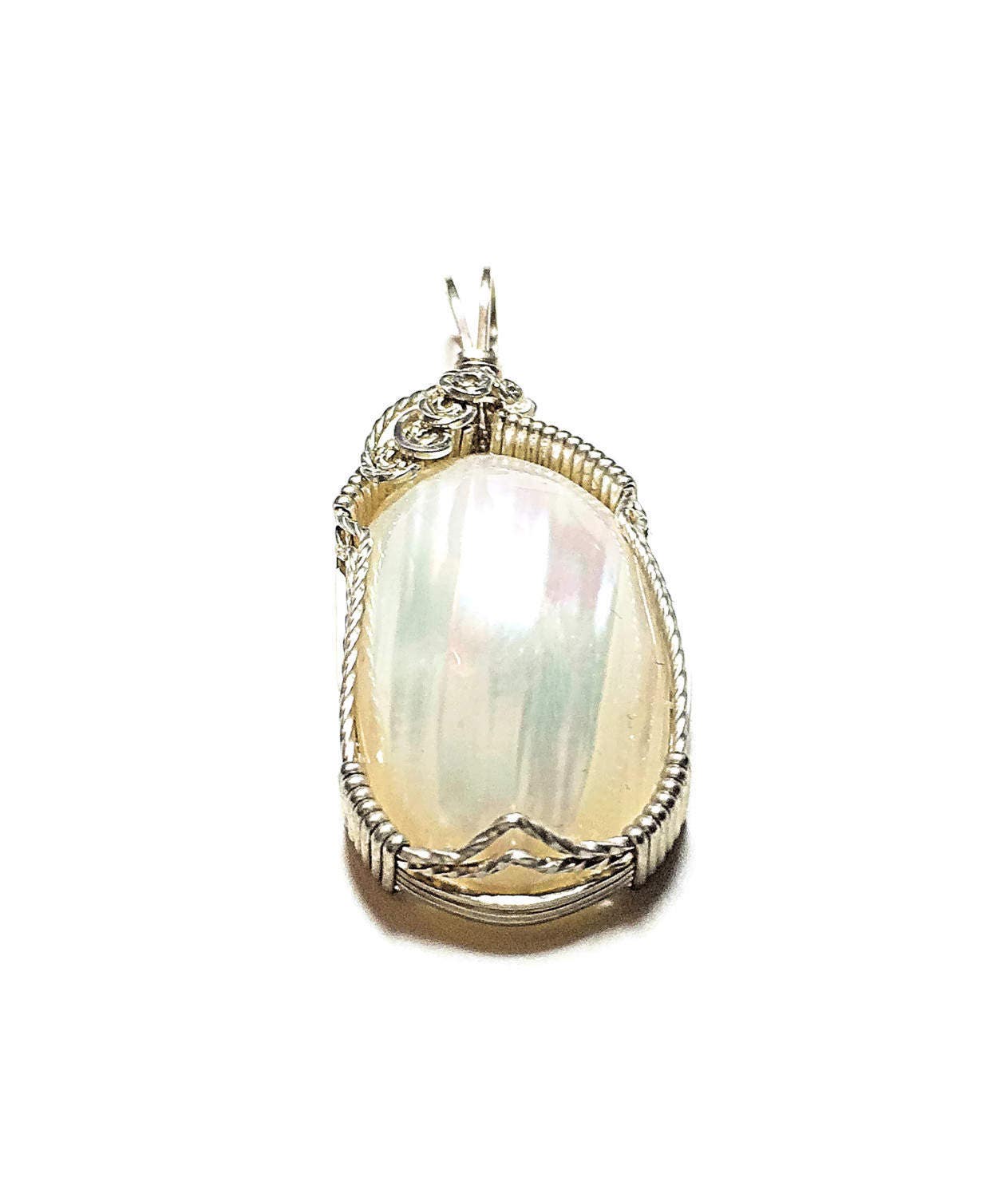 Sterling silver Osmena pearl pendant
