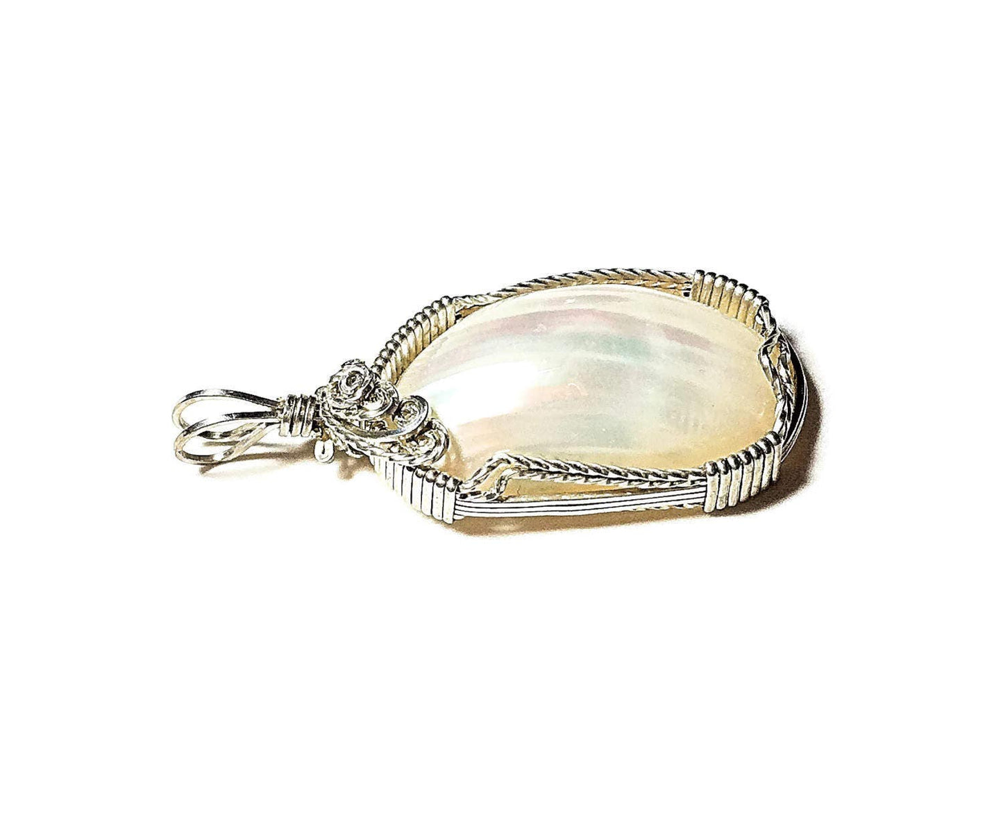Sterling silver Osmena pearl pendant
