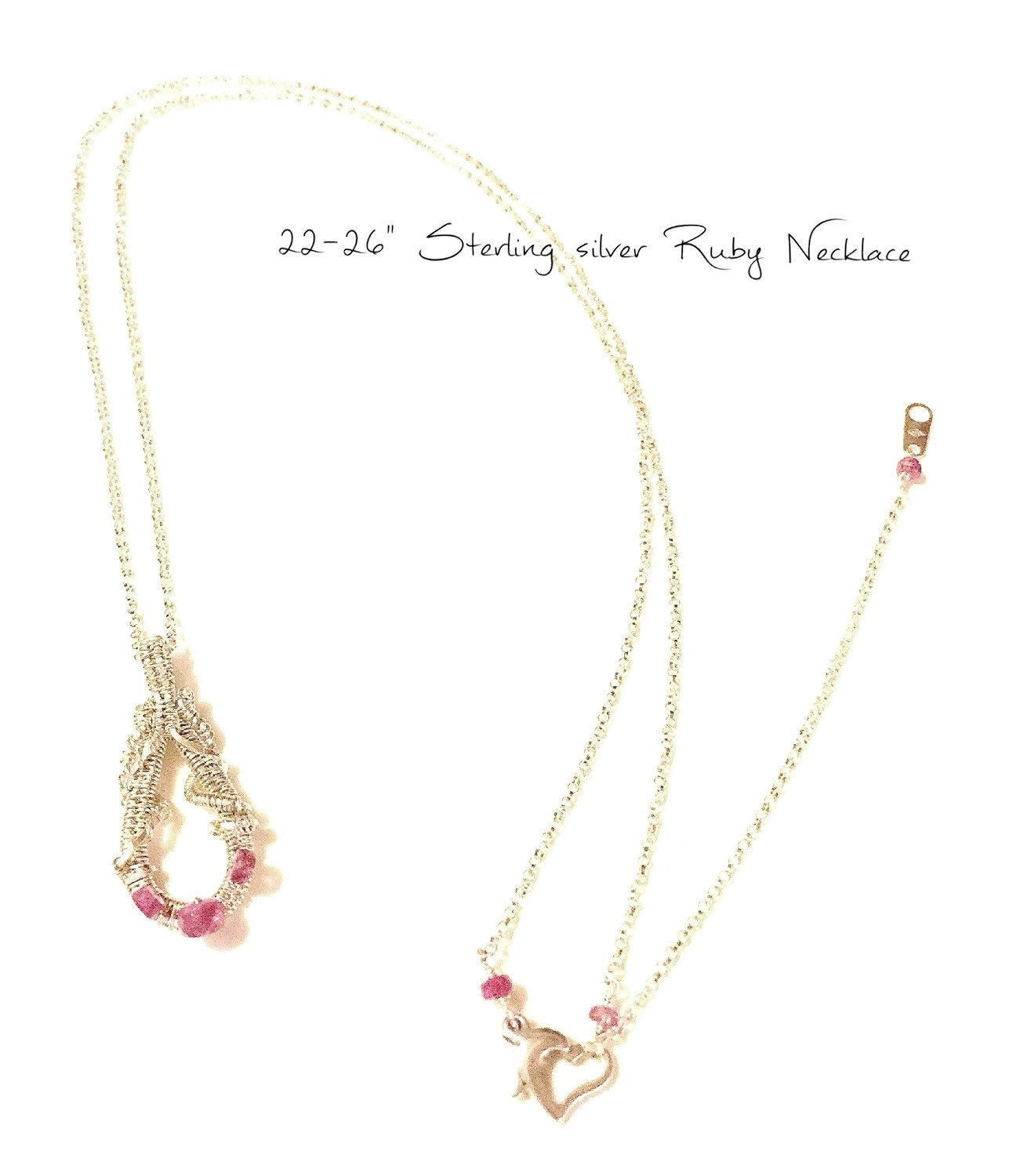 Silver Ruby chain