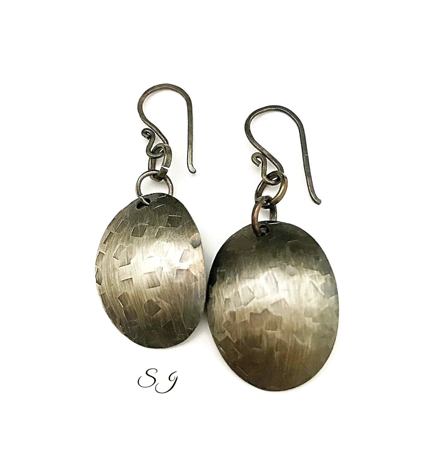 Silver Boho bracelet and earring set