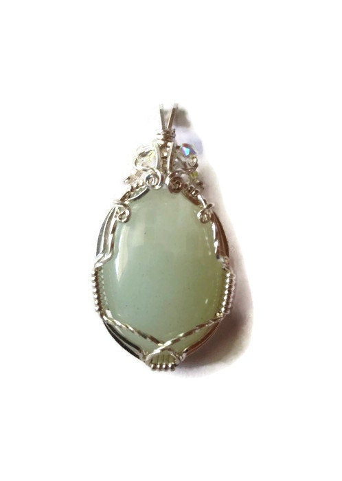 Silver Aventurine pendant
