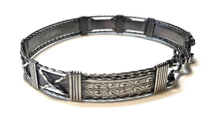Silver Scroll bracelet