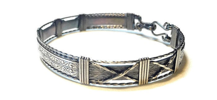 Silver Scroll bracelet