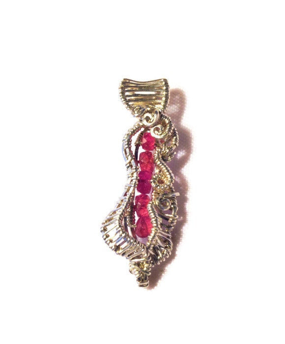 Silver Ruby pendant